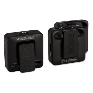میکروفون یقه ای بی سیم دو میکروفونه رود مدل WIRELESS GO II